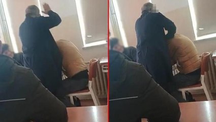 Bu kadarına da pes! Öğretmen öğrencisini dövdü, bütün sınıf gülerek izledi