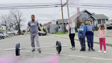 Gender Reveal by Dropping Weights