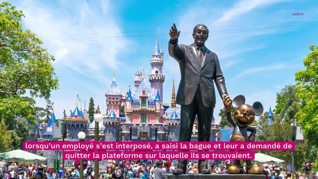 Demande en mariage à Disneyland : un employé gache la demande romantique, le parc s'excuse