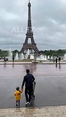 Julien Dereims, le compagnon d'Anouchka Delon, et leur fils Lino. Instagram.