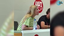 Una diputada del PP saca los colores a UGT en su propia sede: 