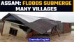Assam: Torrential rains trigger floods in South Salmara district | Watch | Oneindia News *news