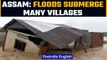 Assam: Torrential rains trigger floods in South Salmara district | Watch | Oneindia News *news