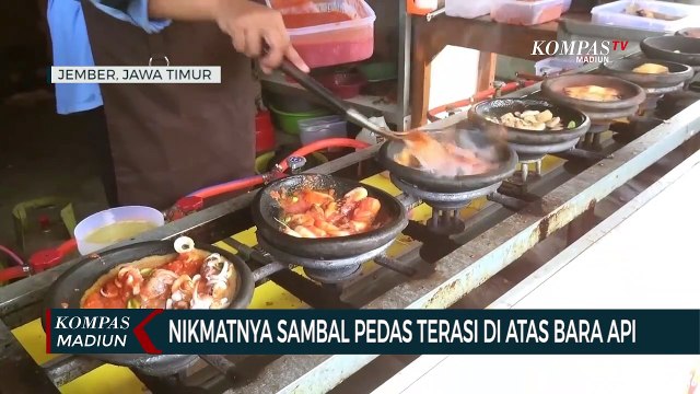 Nikmatnya Sambal Pedas Terasi Di atas Bara Api