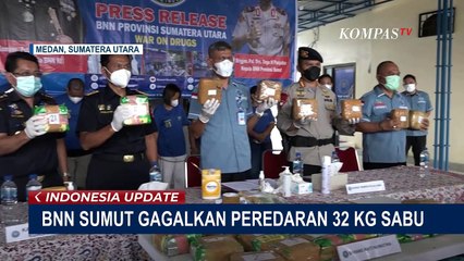 Diselipkan di Antara Tumpukan Pakaian, BNN Sumut Gagalkan Pengiriman Sabu Seberat 32 Kg