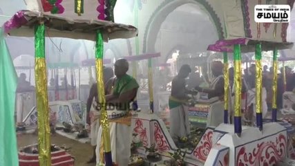 லால்குடி காசி விஸ்வநாதர் ஆலய கும்பாபிஷேக விழா;  வெகு விமர்சை!