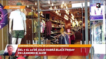 Del 7 al 10 de julio habrá black friday en Leandro N. Alem