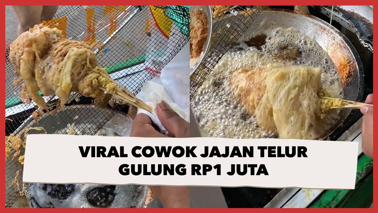 Viral Cowok Jajan Telur Gulung Rp1 Juta, Wujudnya Berujung Bikin Warganet Heran