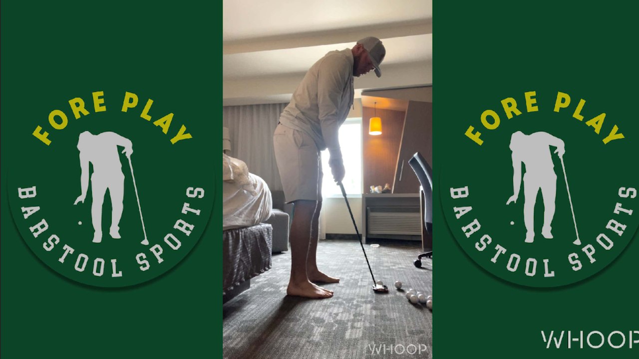Knocking In Some Putts On The Road