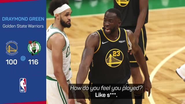 'Real classy' - Warriors defend Draymond after Boston chants