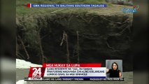 Ilang residente ng Taal, Batangas, pinayuhang maghanda sakaling kailangang lumikas dahil sa mga sinkhole | 24 Oras