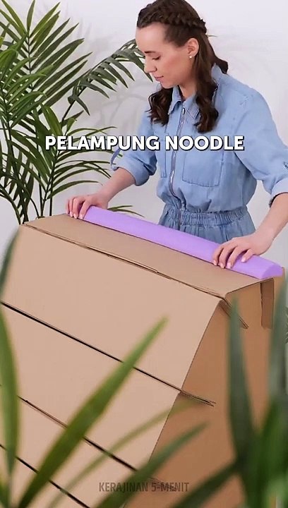 Furnitur dari kardus biasa Mudah! Ikuti saja instruksi DIY sederhana ini!  Furniture from ordinary cardboard Easy! Just follow these simple DIY instructions! ️
