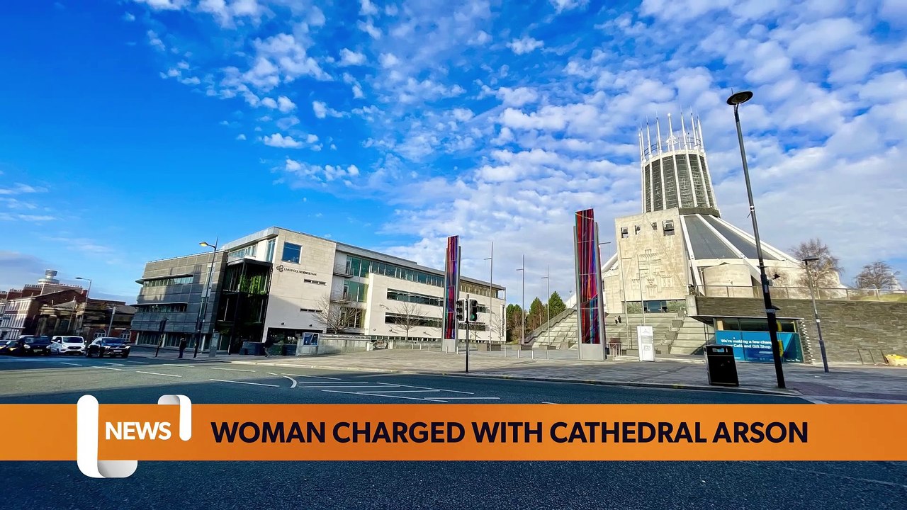 Woman charged with arson following cathedral fi...