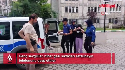 İki sevgilinin akılalmaz planı! Alıcı gibi buluştular