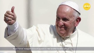 Pope Francis Instagram account appears to like another X-rated model’s pic