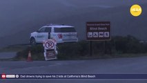 Dad drowns trying to save his 2 kids at California’s Blind Beach