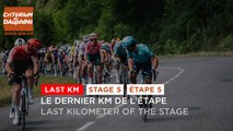 #Dauphiné 2022 - Étape 5 / Stage 5 - Flamme Rouge / Last KM