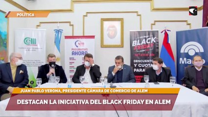 Destacan la iniciativa del Black Friday en Alem
