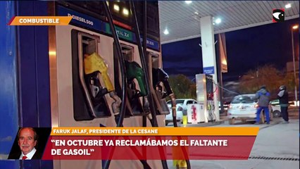 “En octubre ya reclamábamos el faltante de gasoil”