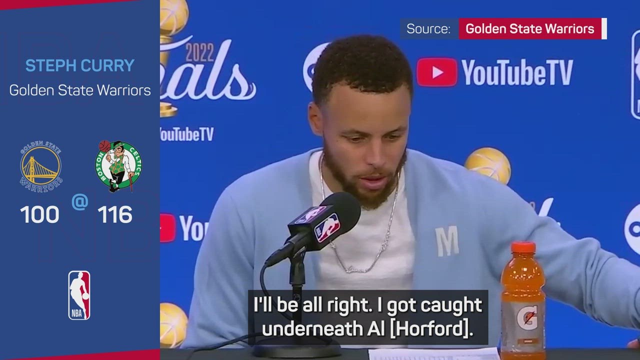 Curry confident foot injury won't derail NBA Finals
