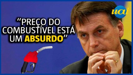 Bolsonaro pede para população fotografar bomba de combustível