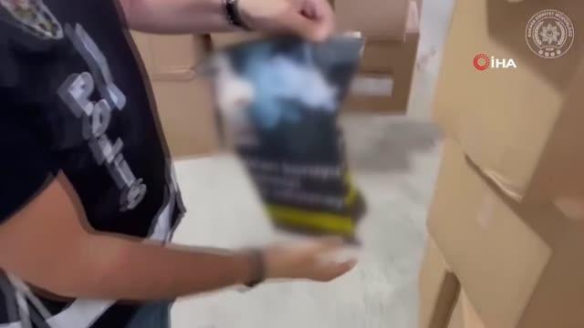 Başkent'te tütün kaçakçılarına operasyon: 2 milyon 900 bin adet makaron ele geçirildi