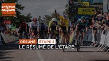 #Dauphiné 2022 - Étape 5 - Résumé