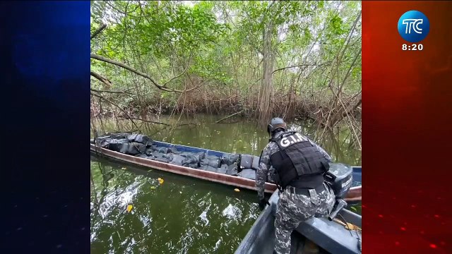 Guayaquil: Dos toneladas de droga decomisadas y 8 detenidos tras operativo policial