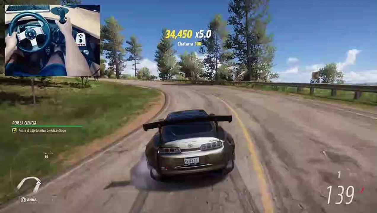 Toyota Supra TOKyO DRIFT - FORZA HORIZON 5 - Logitech g27 Gameplay