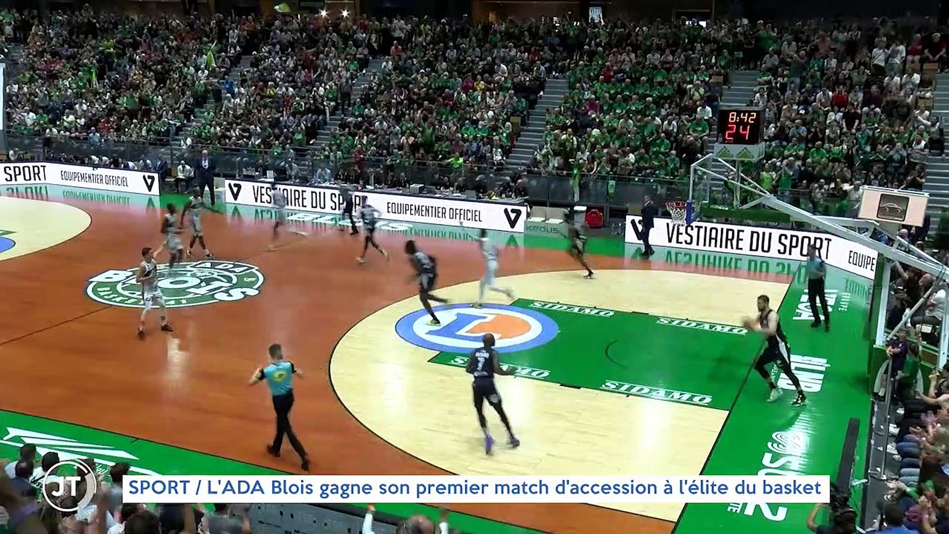 SPORT / L'ADA Blois gagne son premier match d'accession à l'élite du basket  - Vidéo Dailymotion