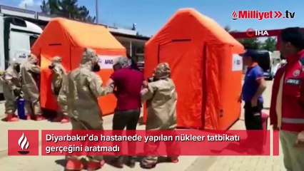 Diyarbakır’da nükleer tatbikatı gerçeğini aratmadı