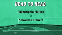 Philadelphia Phillies At Milwaukee Brewers: Moneyline, June 9, 2022