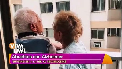 Abuelitos con alzheimer conmocionan las redes al reconocerse
