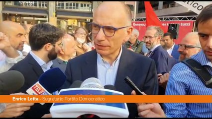 Letta "Tutti uniti con il governo o faremo regalo a Putin"