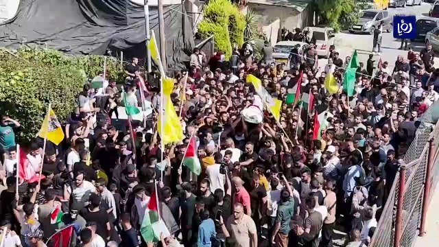 تشييع جثمان الشهيد محمود أبو عيهور في الخليل