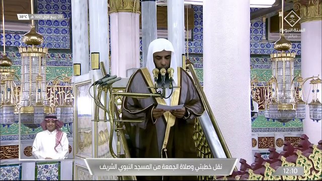 خطبتي وصلاة الجمعة من المسجد النبوي بالمدينة المنورة - 14430309هـ