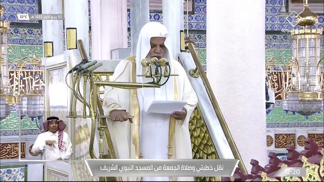 خطبتي وصلاة الجمعة من المسجد النبوي بالمدينة المنورة - 14430330