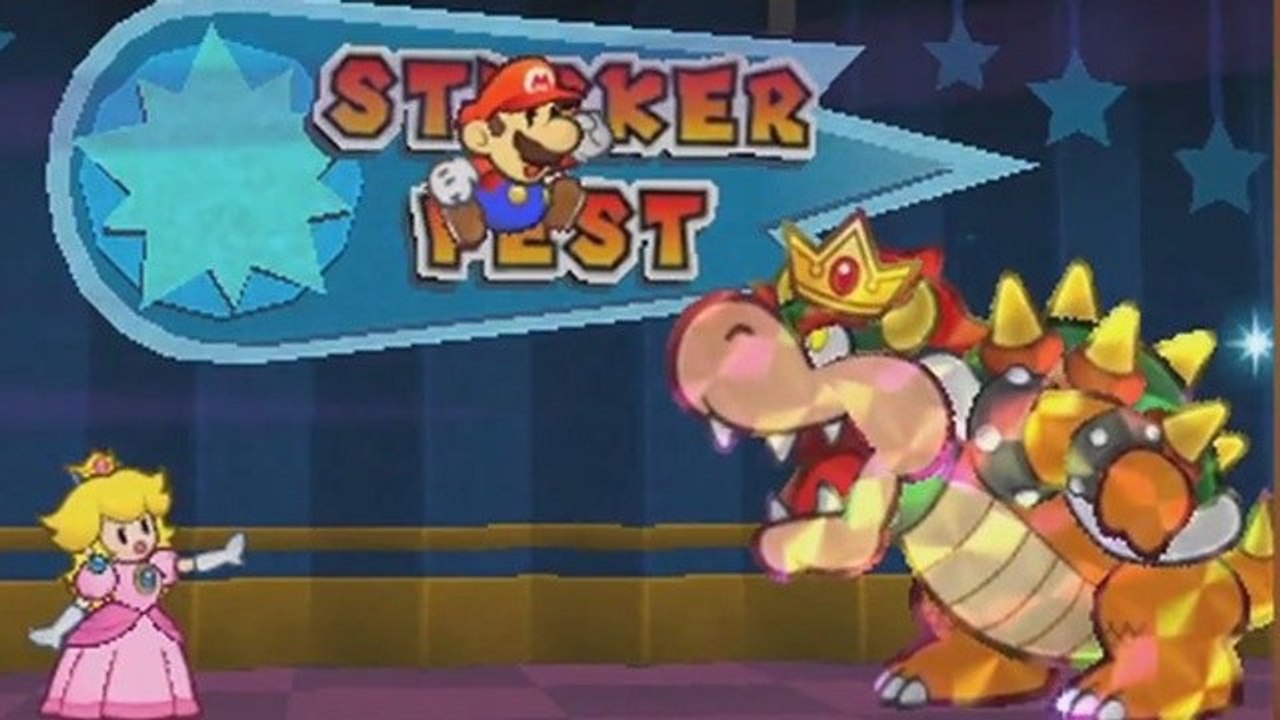 Paper Mario: Sticker Star - Gameplay-Trailer zum Jump&Run für 3DS