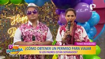Karla Tarazona indignada con Leonard León por negarse a dar permiso de viaje a sus hijos