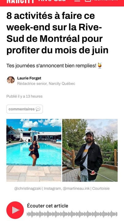 8 activités à faire ce week-end sur la Rive-Sud de Montréal pour profiter du mois de juin