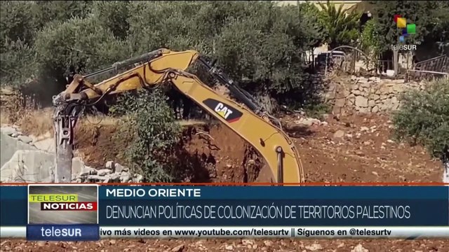 Tropas de ocupación destruyen edificios en Palestina para construir asentamientos israelíes