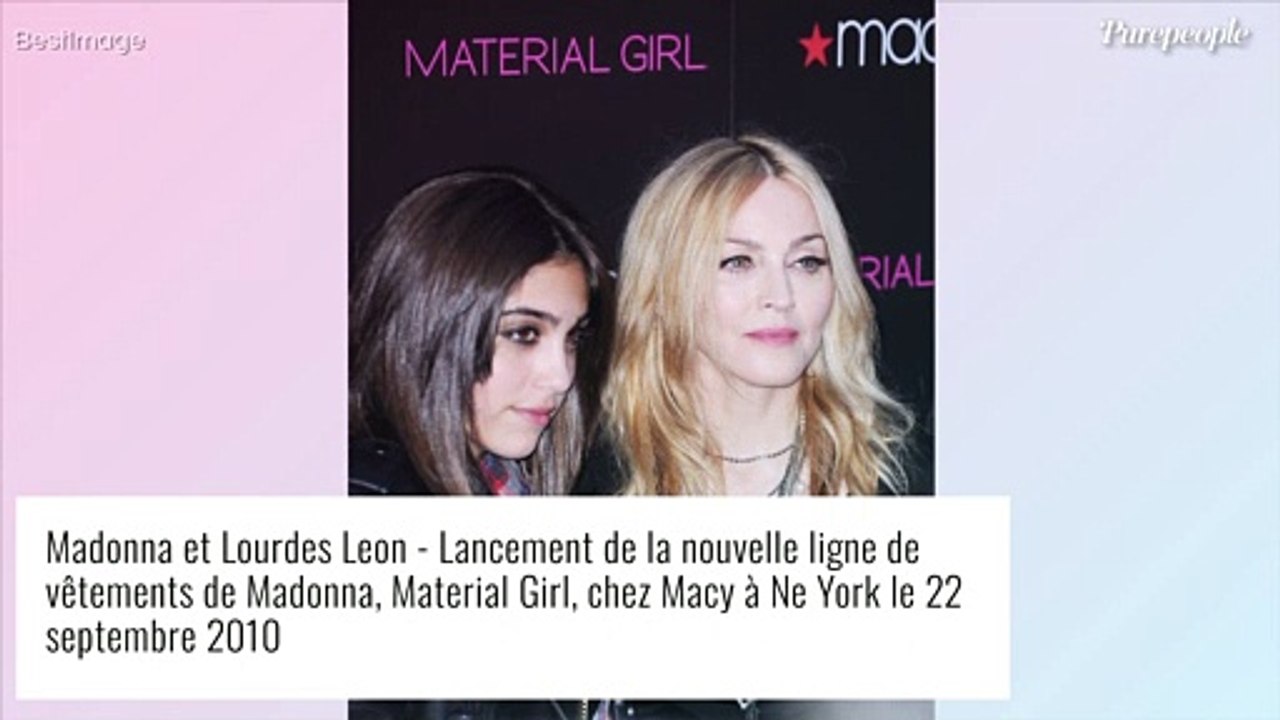 Madonna : Sa fille, Lourdes Leon, torride en corset dans un nouveau clip