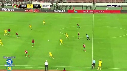 هدف المغرب الثاني في جنوب أفريقيا