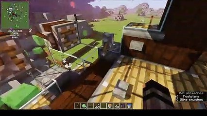 Minecraft fully functional Attack Helicopter using Create Mod