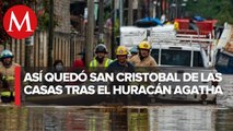 20 viviendas y 2 escuelas resultaron afectadas por lluvias en San Cristóbal de las Casas, Chiapas