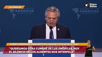 Queríamos otra Cumbre de las Américas, hoy el silencio de los ausentes nos interpela"