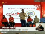 Rander Peña: Venezuela, Cuba y Nicaragua han tomado la decisión de ser independientes y soberanos