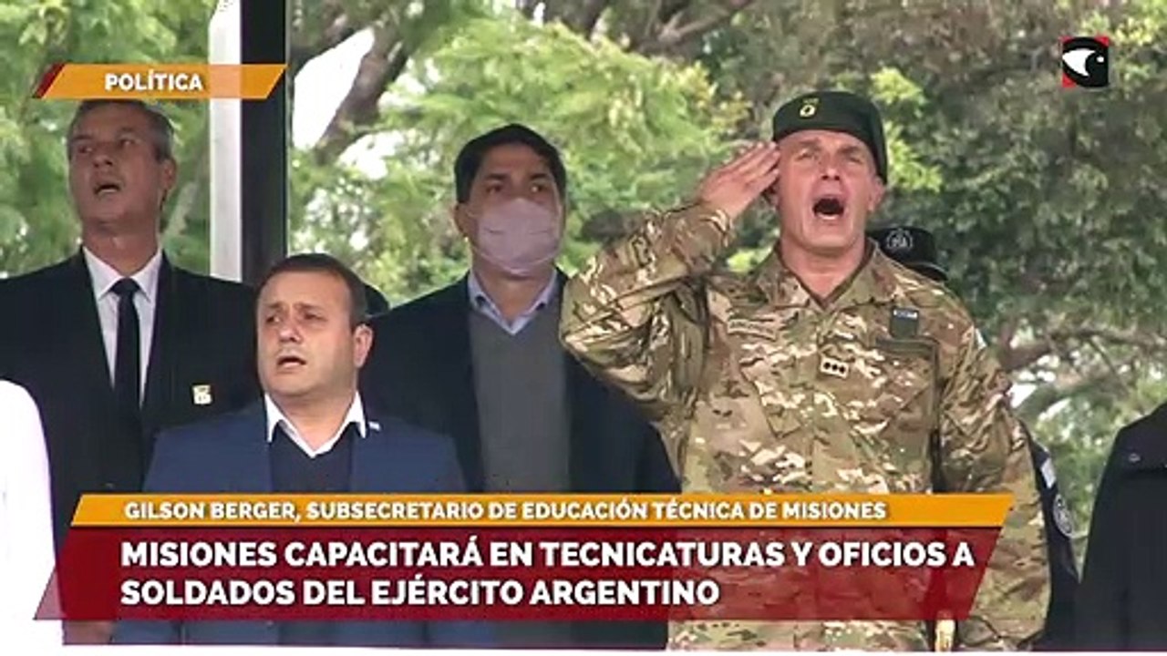 Misiones capacitará en tecnicaturas y oficios a soldados del Ejército Argentino