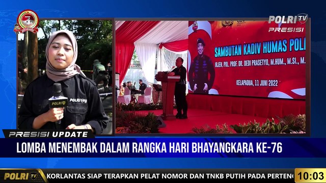PRESISI UPDATE 10.00 WIB Lomba Menembak Dalam Rangka Hari Bhayangkara Ke-76 Berlangsung di Mako Brimob Kelapa Dua,Depok