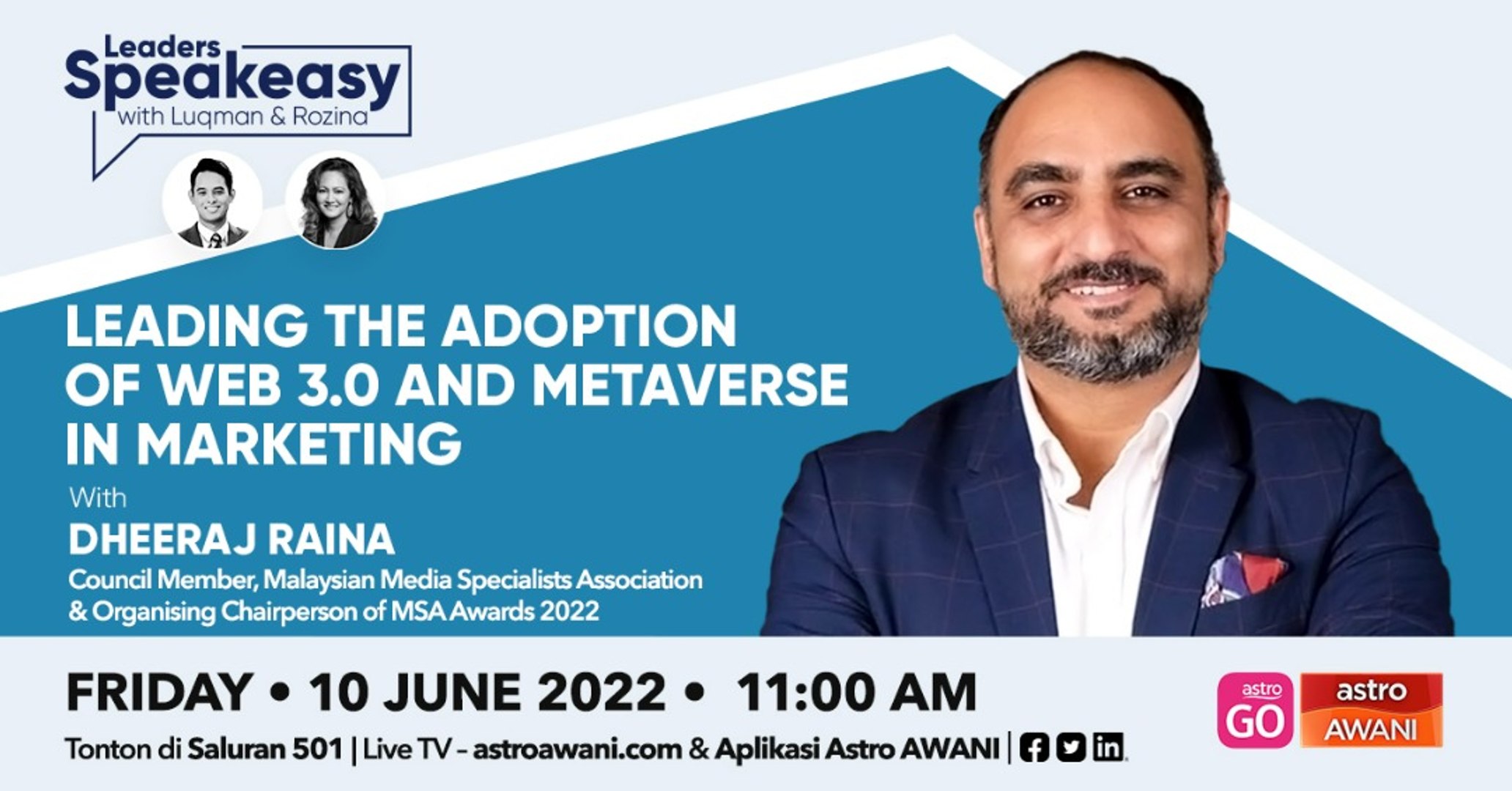 ⁣Leaders Speakeasy: Leading The Adoption of Web 3.0 and Metaverse In Marketing